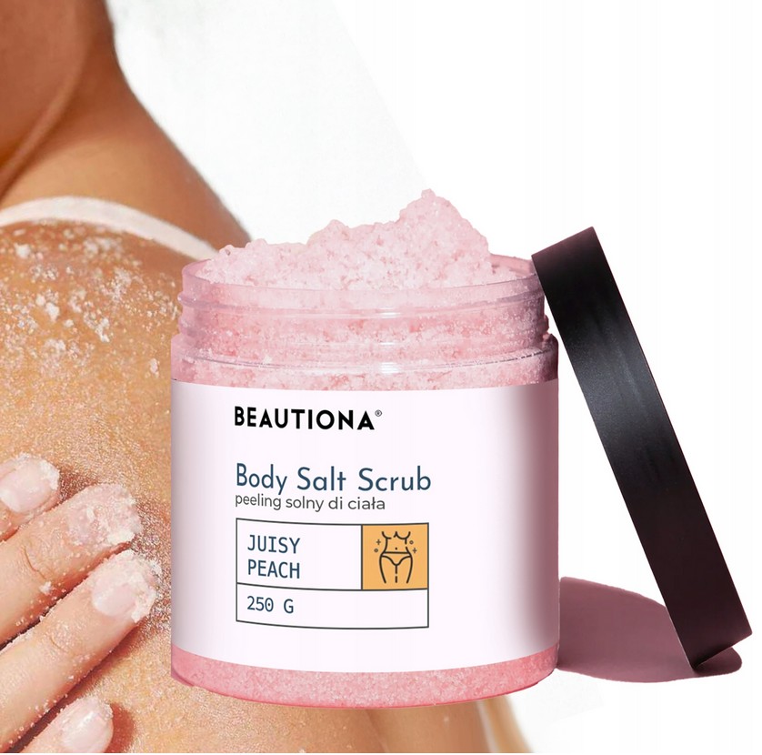 Tělový peeling Beautiona Broskev 250ml - 
